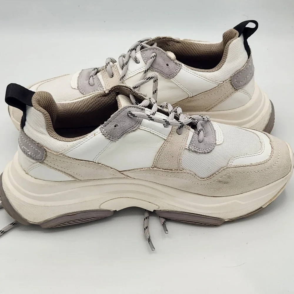 ShuShop Perla Chunky Sneakers Women's‎ Platform Athletic Fashion Sneakers Size 7